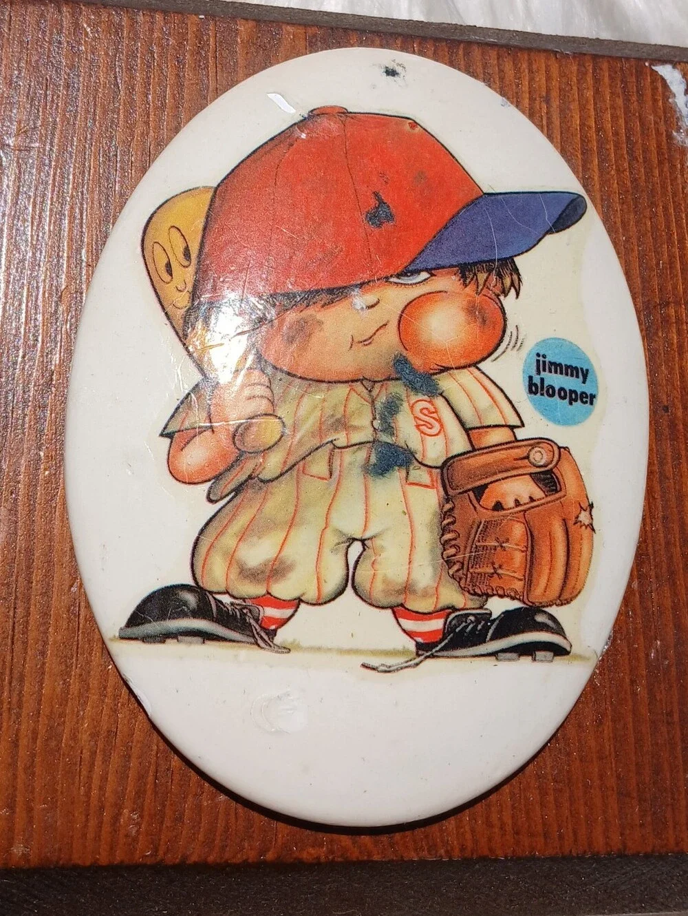 Vintage Frankie Fumble Jimmy Blooper Sport Mites Wall Hanging Plaque 70s 1970s